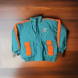 Vintage NFL Dolphin Attire Men’s Sz- XL With Hoodie 1996 logo athletic